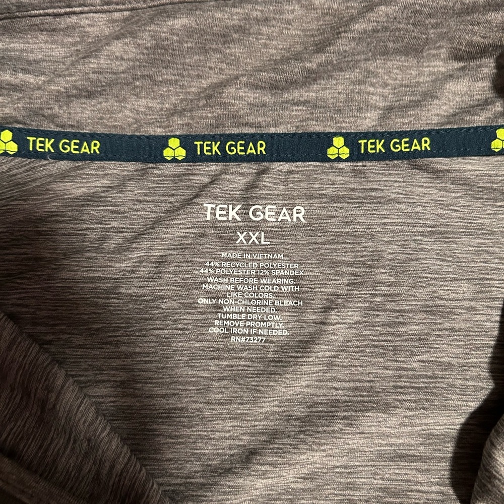 Gray Tek Gear 1/4 Zip - Picture 2 of 2